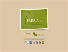 Tablet Screenshot of paradisedepartamentos.com